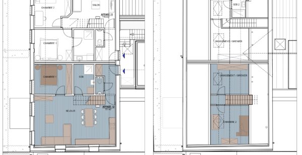 Plan appartement Havinnes